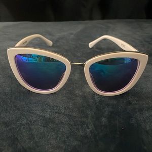 White Diff Sunglass ROSE